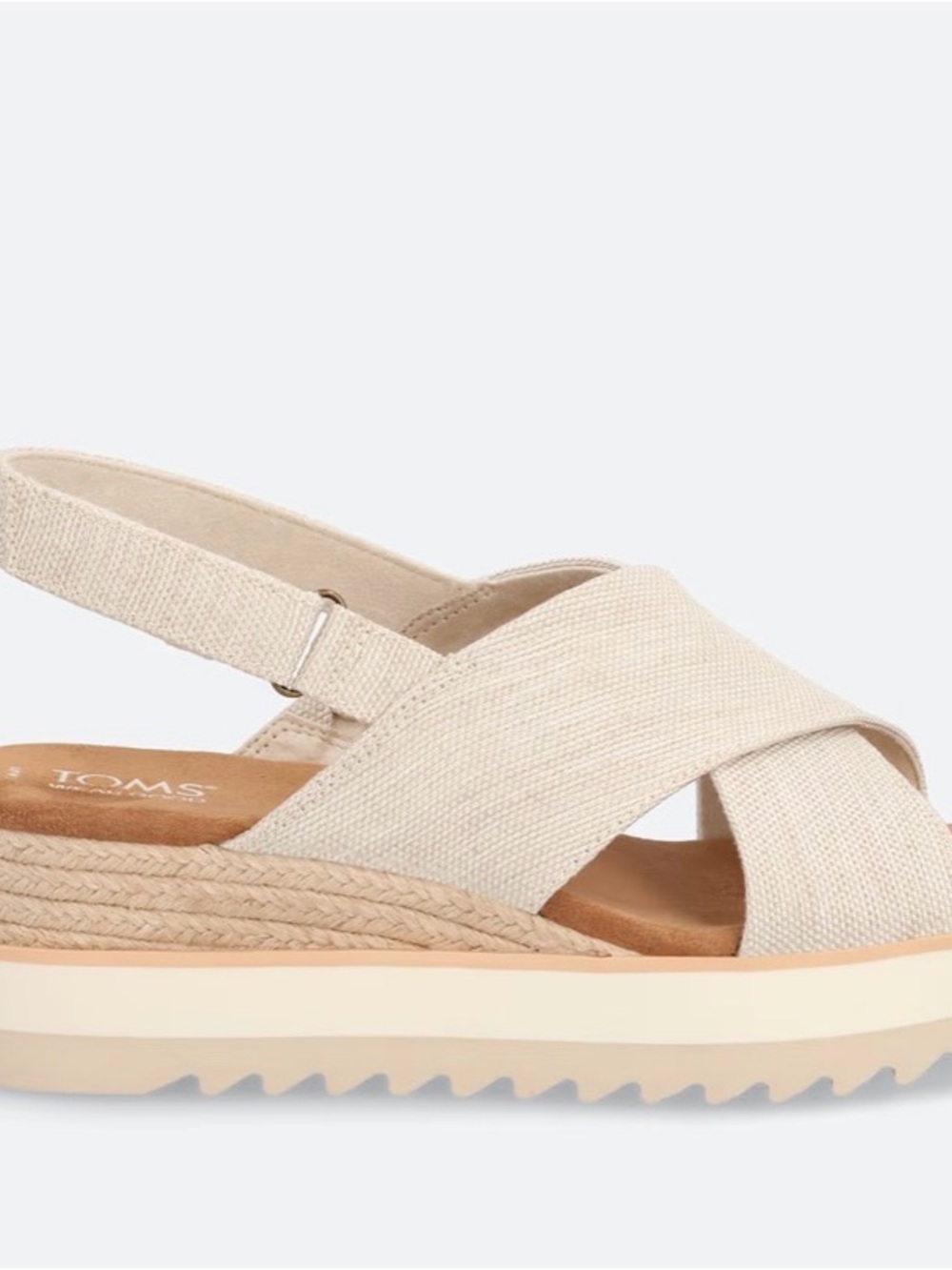 TOMS Diana Crossover Wedge Sandal